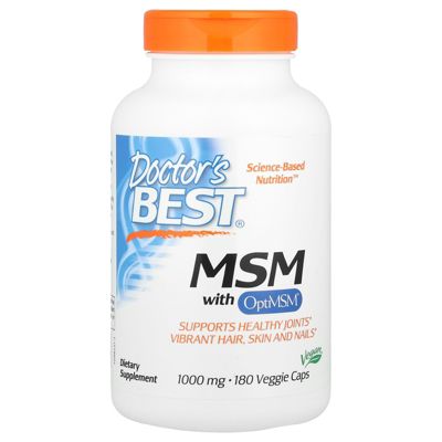Doctor's Best MSM with OptiMSM 1 000 mg - 180 Veggie Caps - Macy's