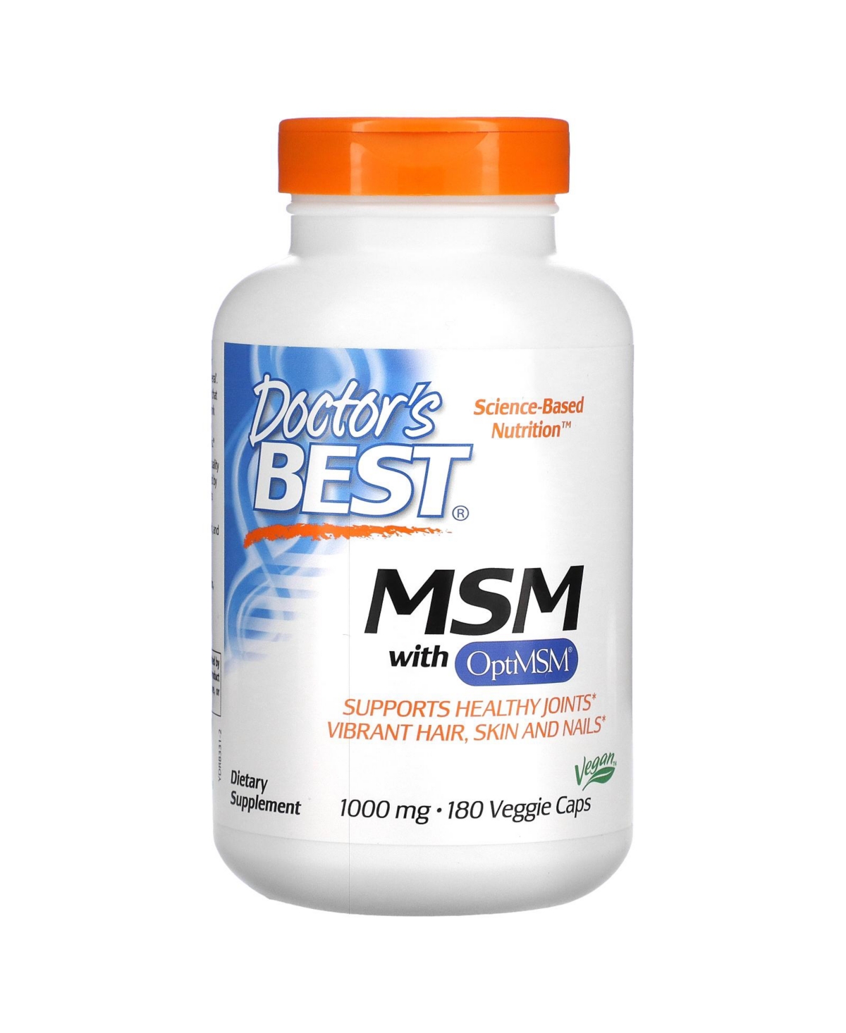 Msm with OptiMSM 1 000 mg - 180 Veggie Caps - Assorted Pre-Pack