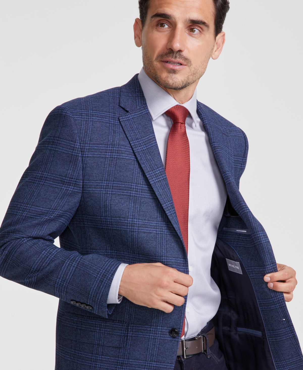 Michael Kors Men's Classic-Fit Pattern Sport Coat