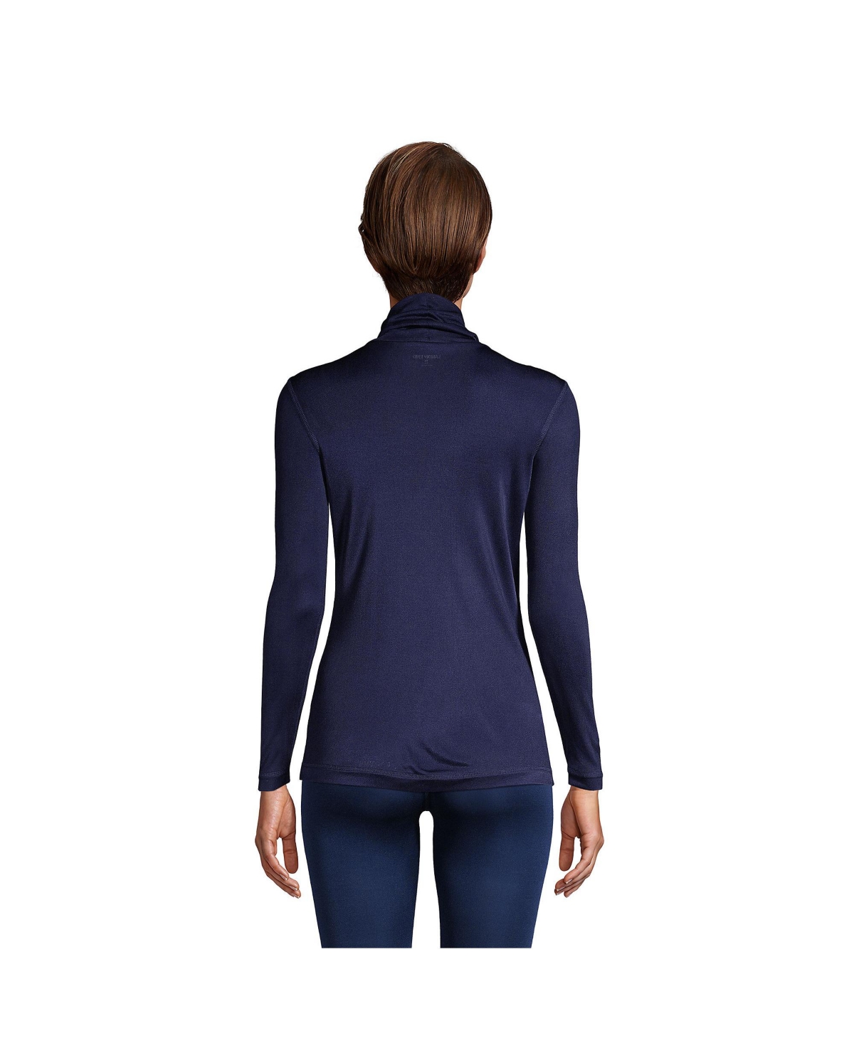 Lands end silk turtleneck shop