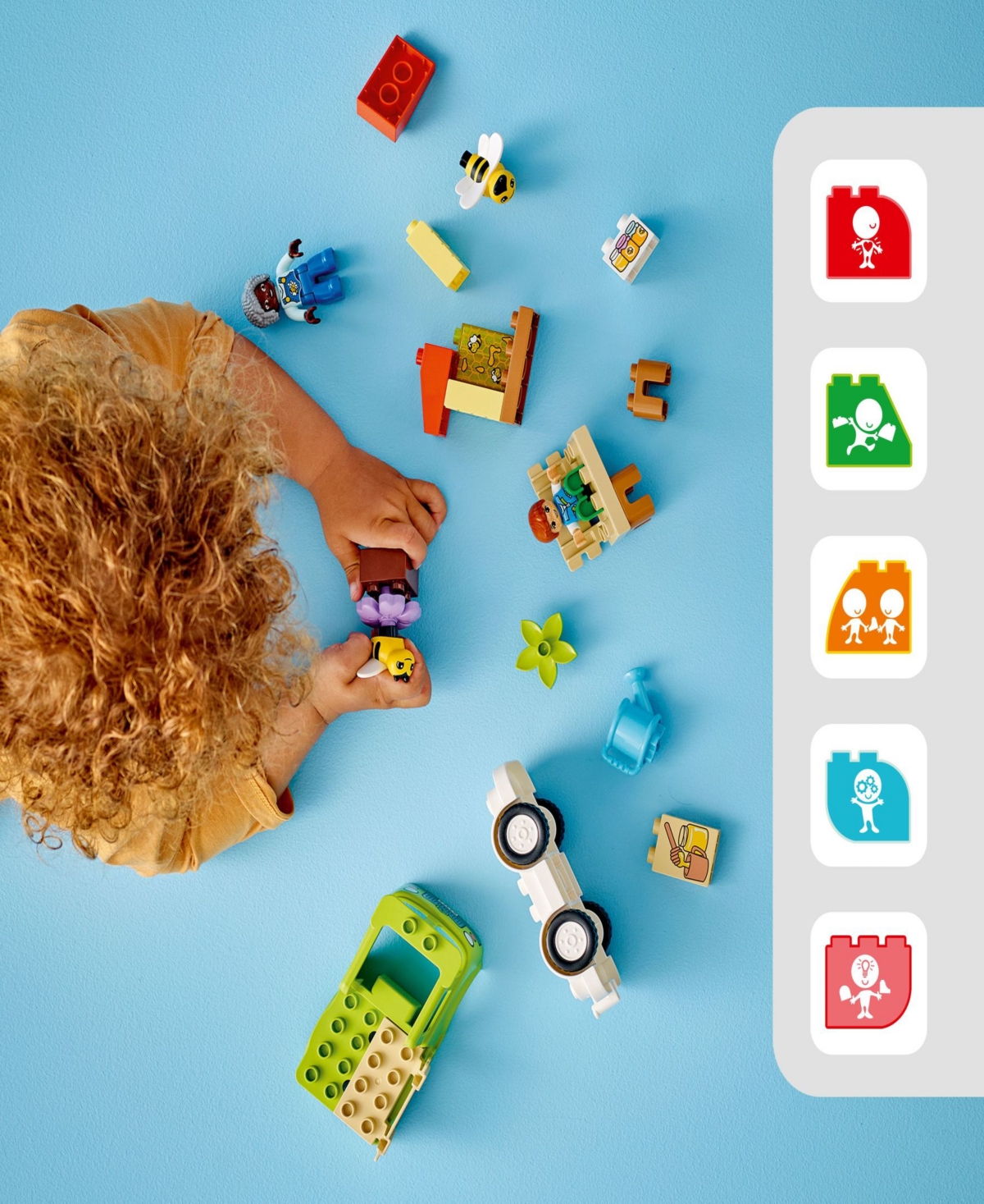 LEGO DUPLO TOWN CARING FOR BEES BEEHIVES TOY, EDUCATIONAL TOY 10419, 22 PIECES 