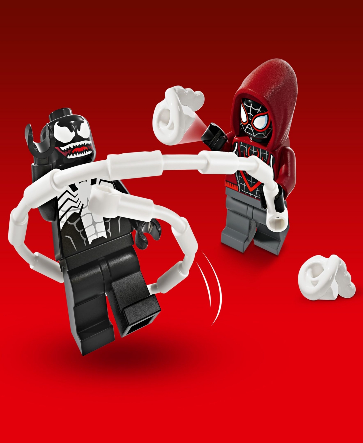Shop Lego Marvel Venom Mech Armor Vs Miles Morales, 76276, 134 Pieces In Multicolor
