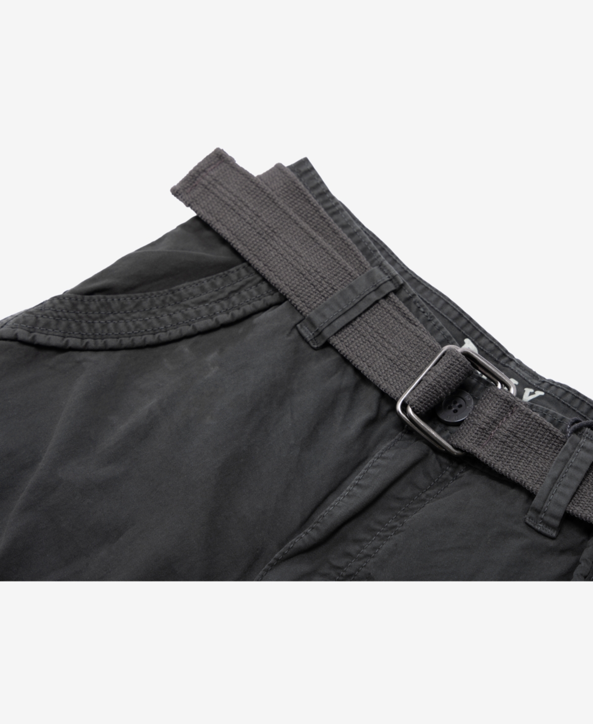 Boy's Belted Twill Cargo Shorts
