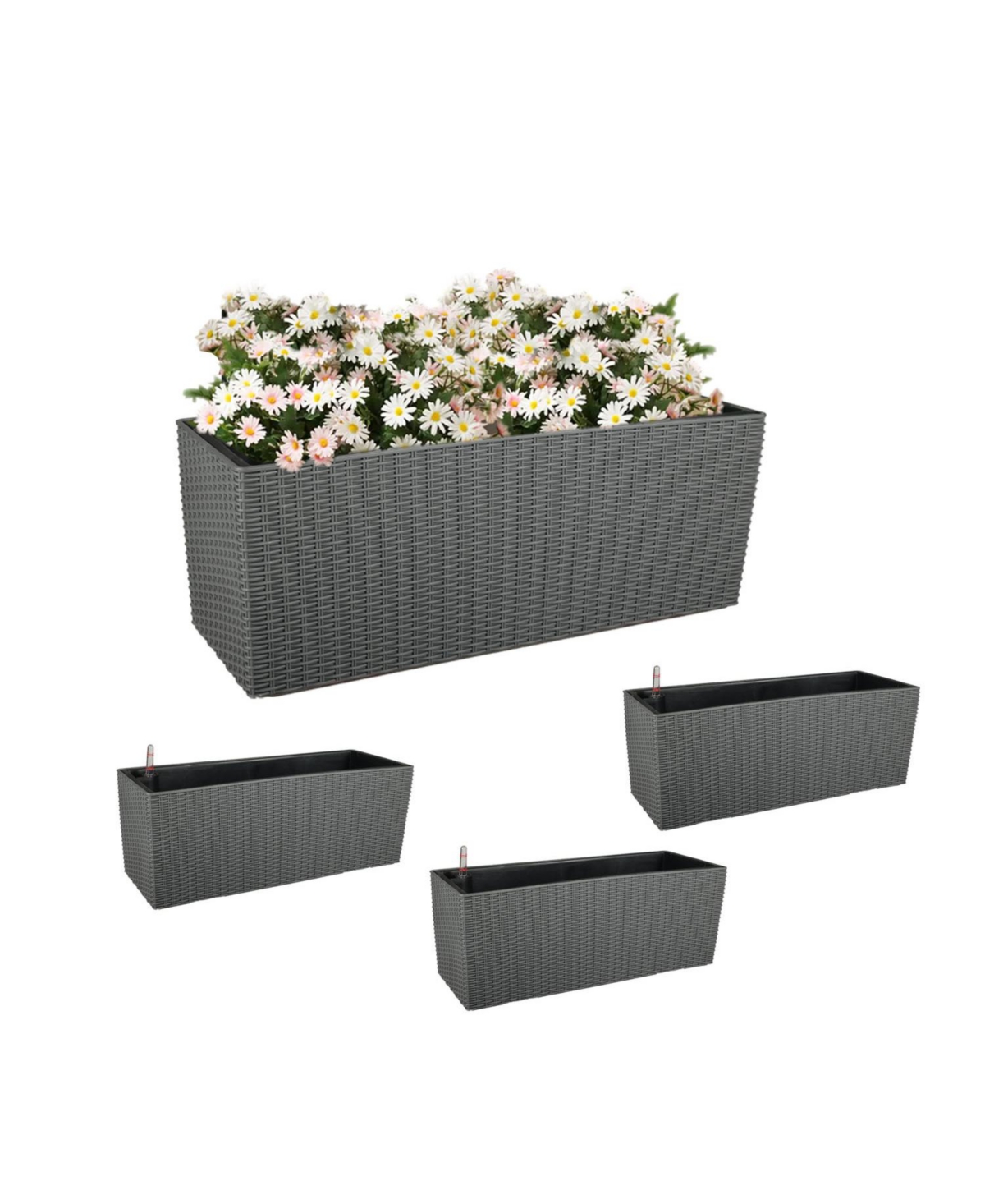 Mahliya Planter Box (Set of 4) - Grey