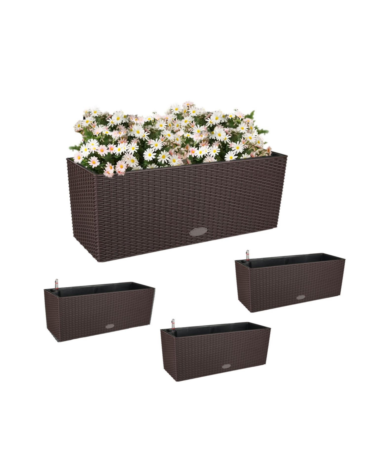 Mahliya Planter Box (Set of 4) - Brown