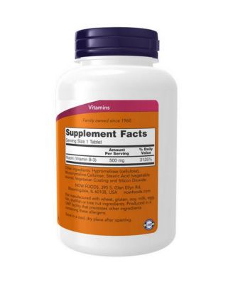 Niacin, 500 mg, Tr 250 Tabs