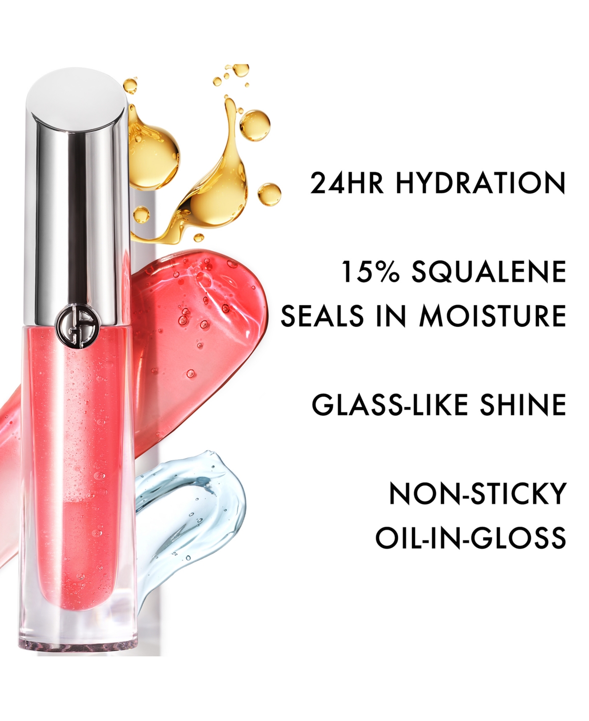 Shop Giorgio Armani Armani Beauty Prisma Glass Lip Gloss In - Clear Shine (crystal Clear)