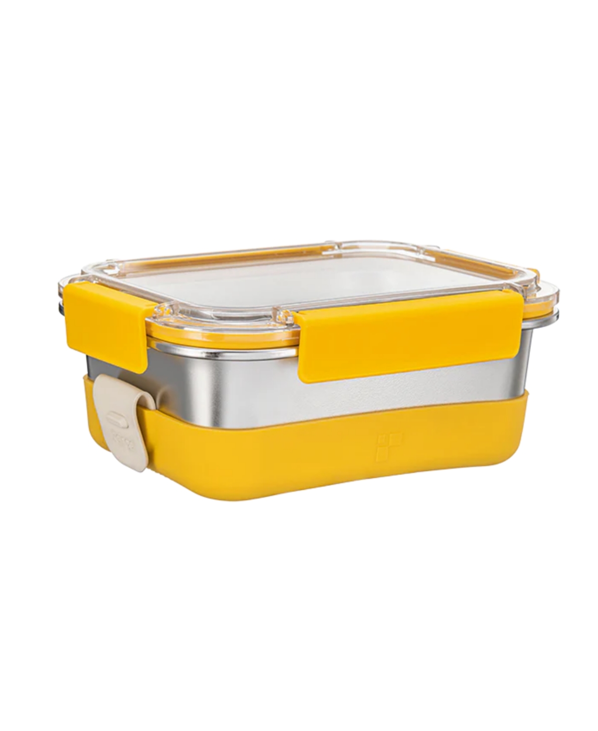 Fenger Stainless Steel Leak Resistant Container With Ms Lid And Silicone Sleeve In Yellow