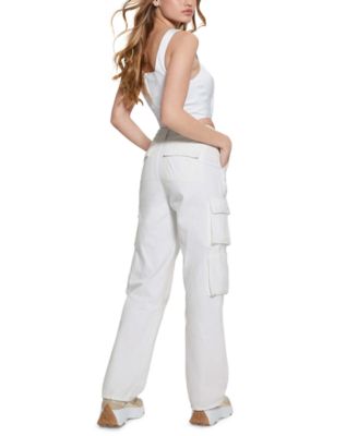 Women's Kori High Rise Wide Leg Cotton Cargo Jeans