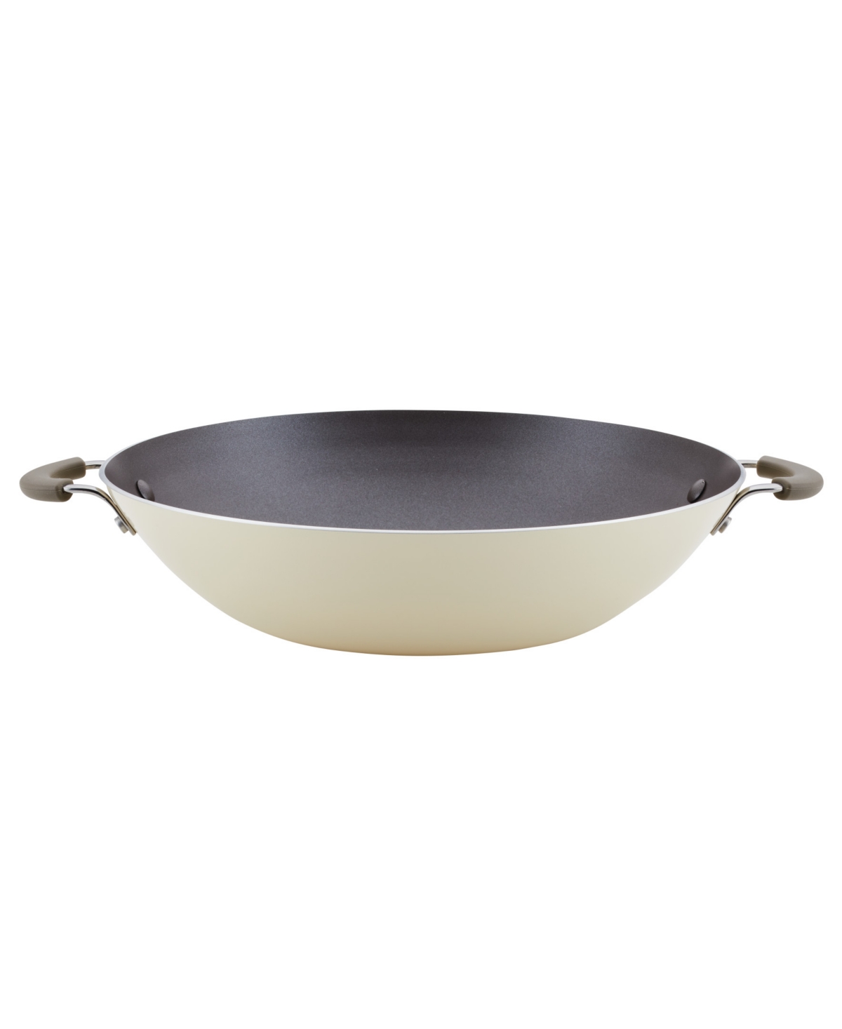 Rachael Ray Cook + Create 14" Aluminum Nonstick Wok With Side Handles In Neutral