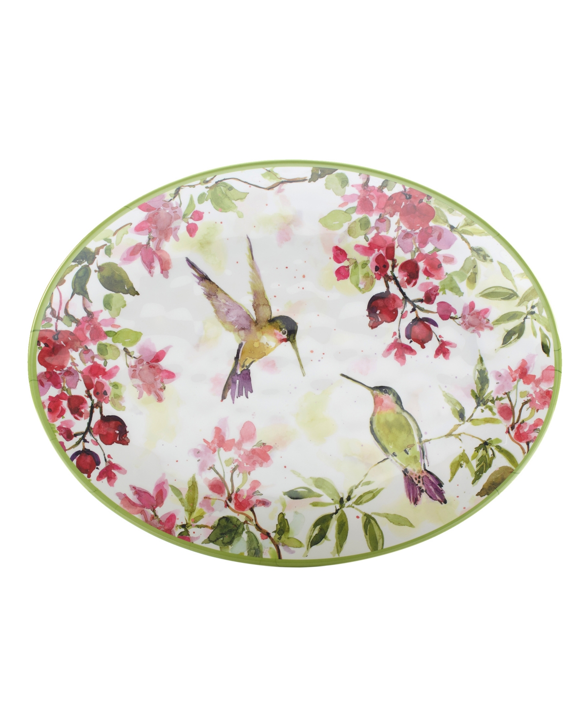 Shop Certified International Hummingbirds 2 Pc Platter Set, Service For 2 In Miscellaneous