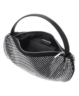 Half Moon Crystal Netting Bag