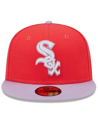 Men's Red, Lavender Chicago White Sox Spring Color Two-Tone 59FIFTY Fitted Hat