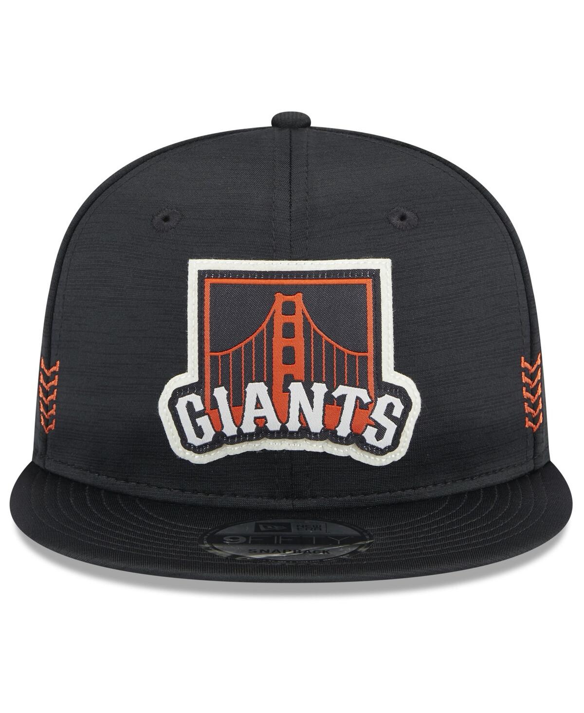 Men's New EraSan Francisco Giants 2024 Clubhouse 9FIFTY Snapback Hat - Black