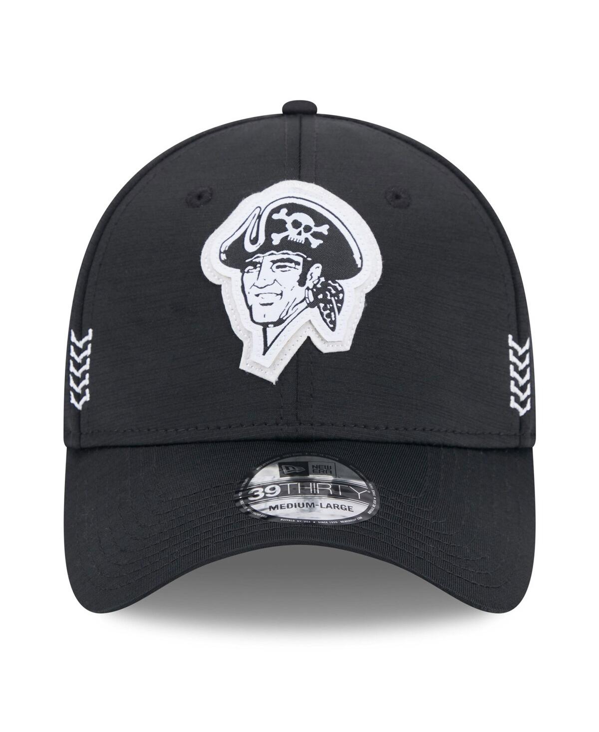 Men's New EraPittsburgh Pirates 2024 Clubhouse 39THIRTY Flex Fit Hat - Black