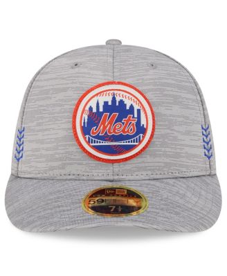 Men's Gray New York Mets 2024 Clubhouse Low Profile 59FIFTY Fitted Hat