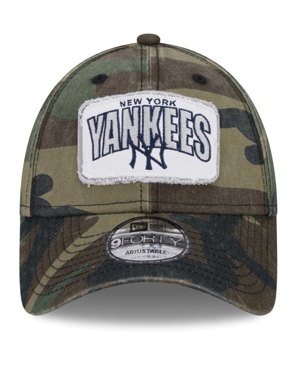 New Era Camo New York Yankees Gameday 9forty Adjustable Hat In Camo