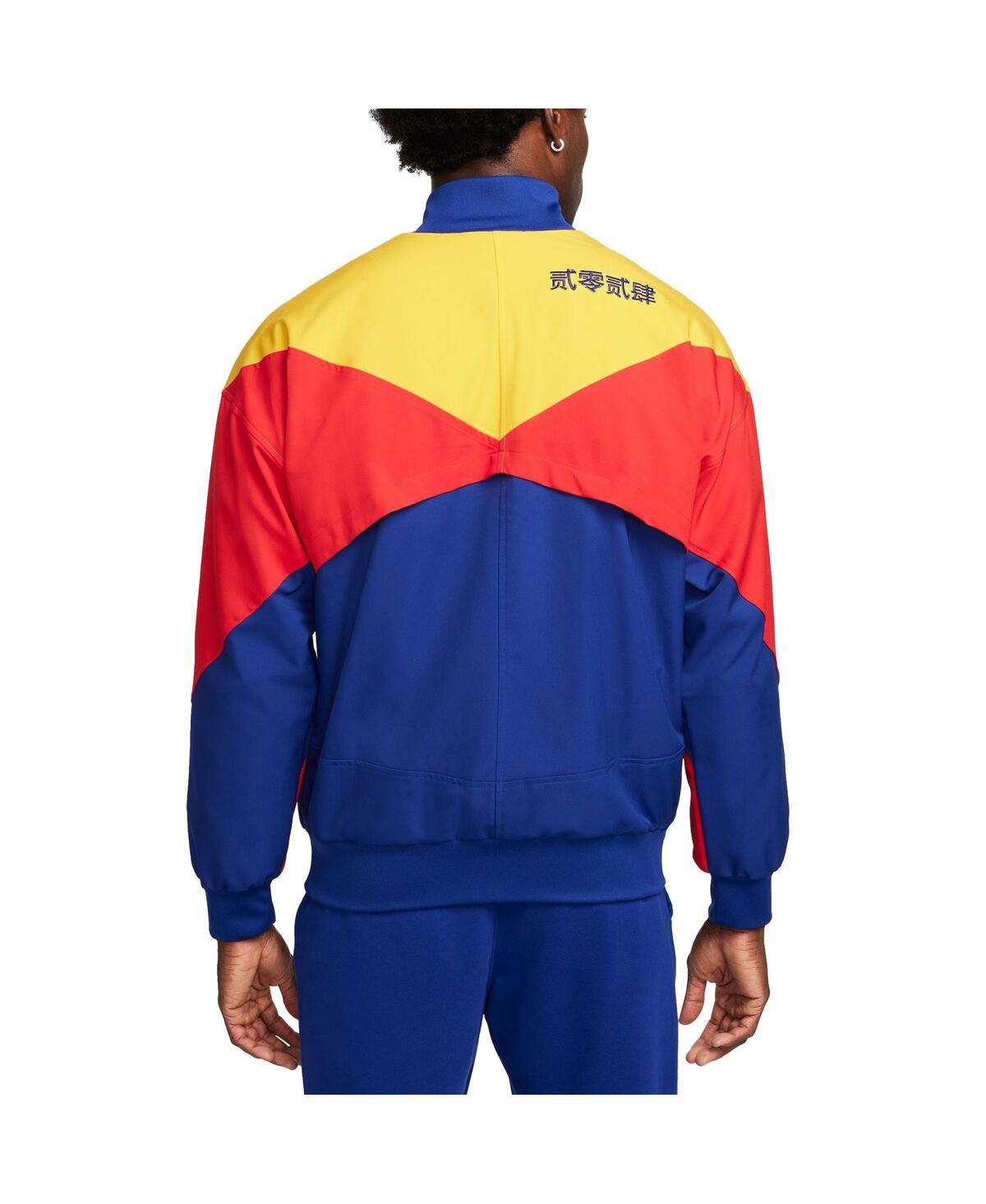 Shop Nike Men's  Royal Barcelona 2023/24 Drac Pack Strike Anthem Full-zip Jacket