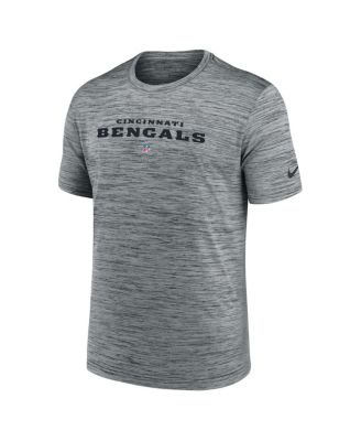Men's Gray Cincinnati Bengals Velocity Performance T-shirt