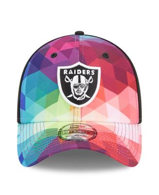 Men's Pink Las Vegas Raiders 2023 NFL Crucial Catch 39THIRTY Flex Hat