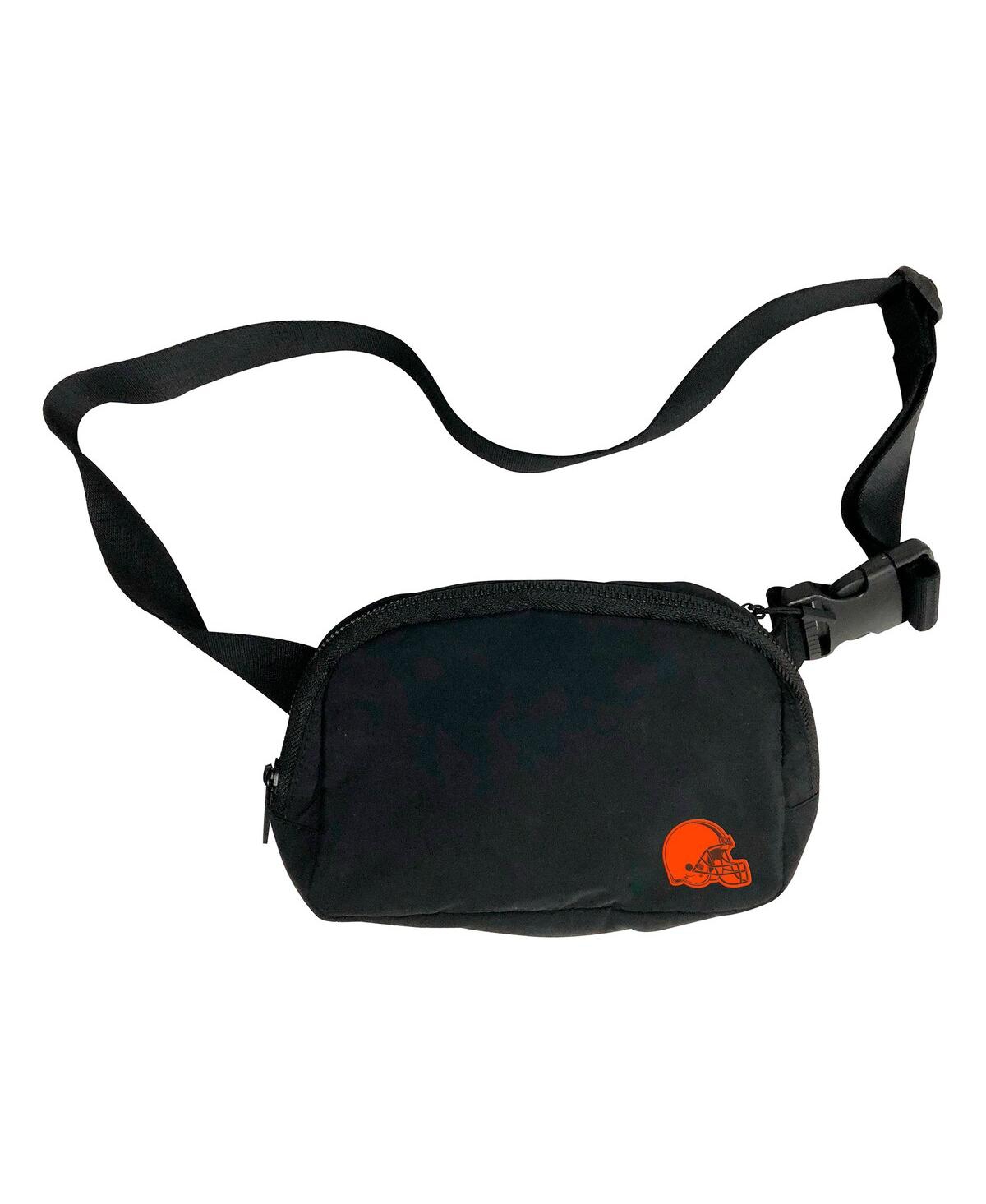 Shop Logo Brands Men's And Women's Cleveland Browns Fanny Pack In Black