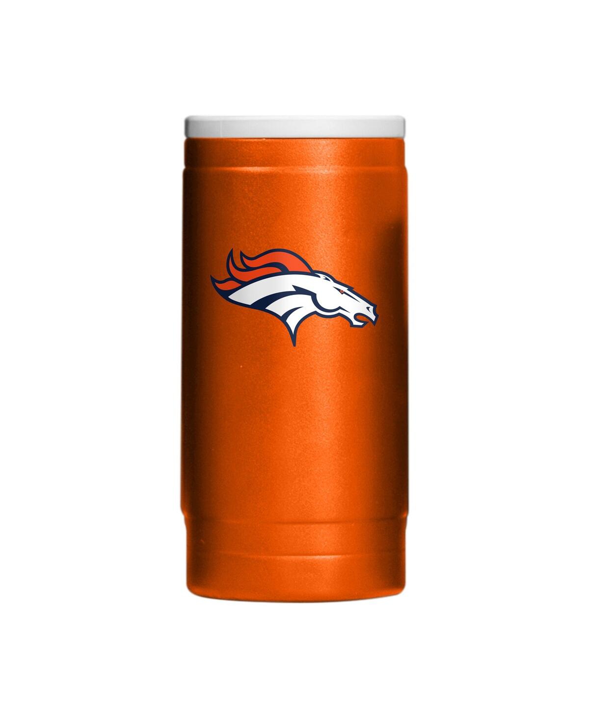 Denver Broncos 12 Oz Flipside Powdercoat Slim Can Cooler - Orange