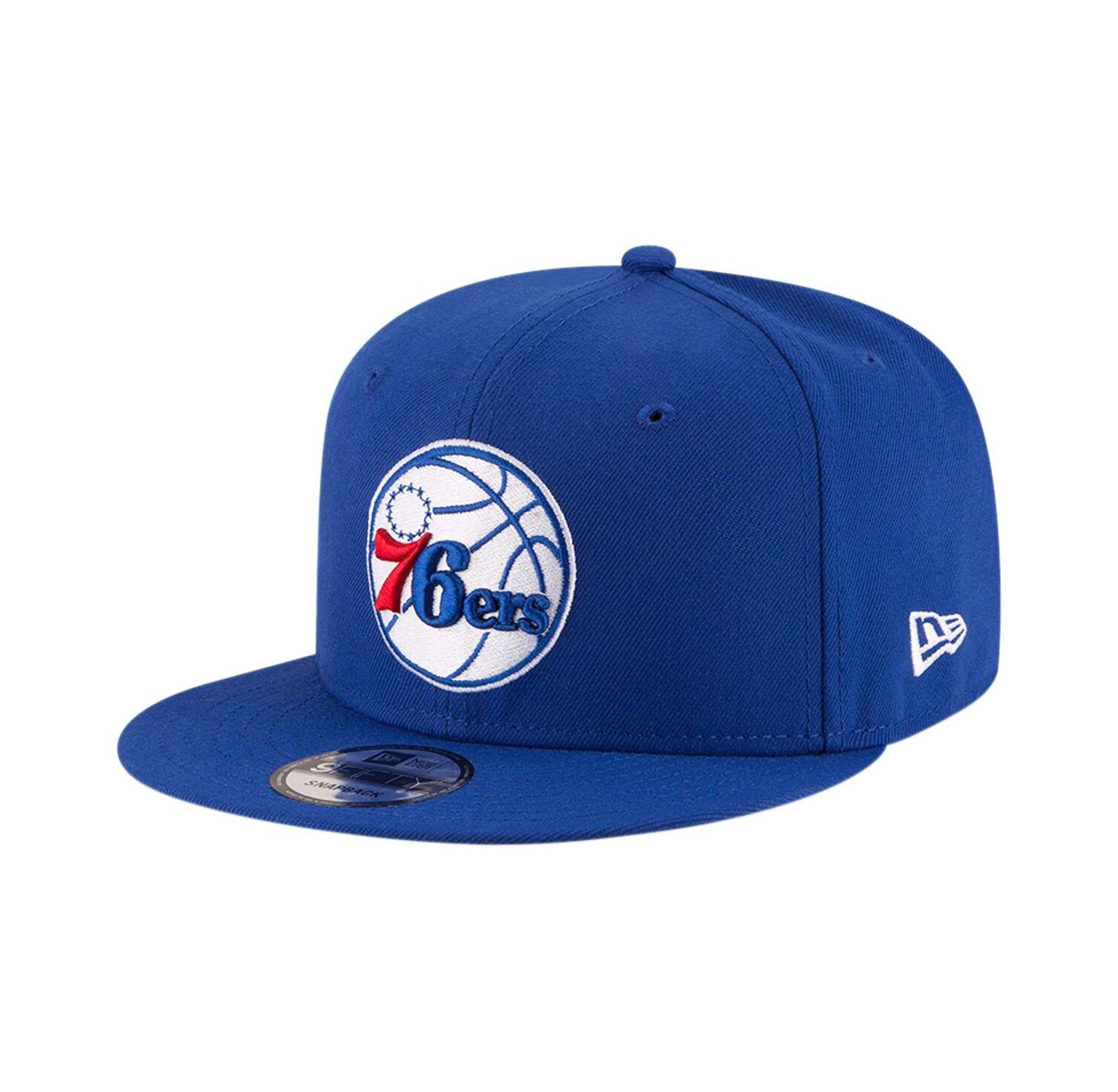 Men's Royal Philadelphia 76ers Official Team Color 9FIFTY Snapback Hat