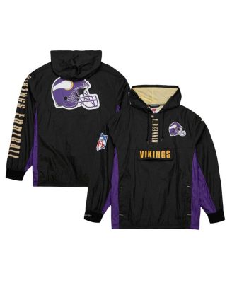 Men's Mitchell & Ness Black Distressed Minnesota Vikings Team OG