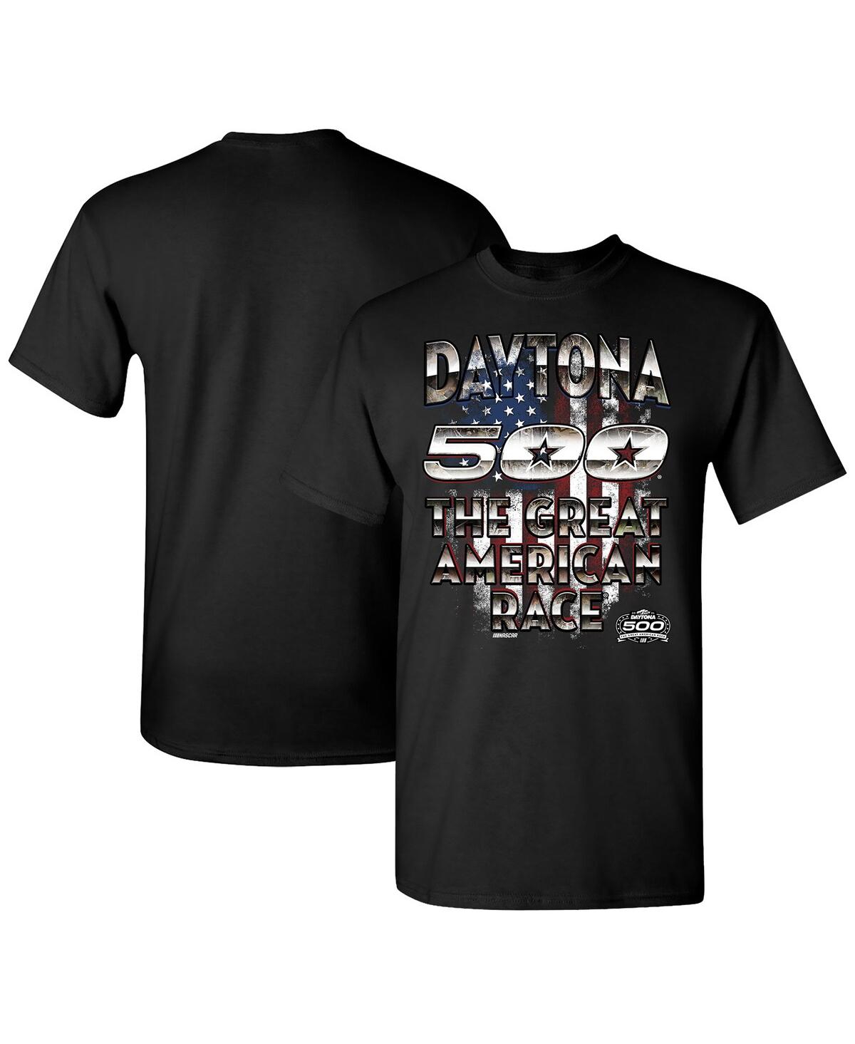 Men's Checkered Flag Sports Black 2024 Daytona 500 TrueTimber Camo T-shirt - Black