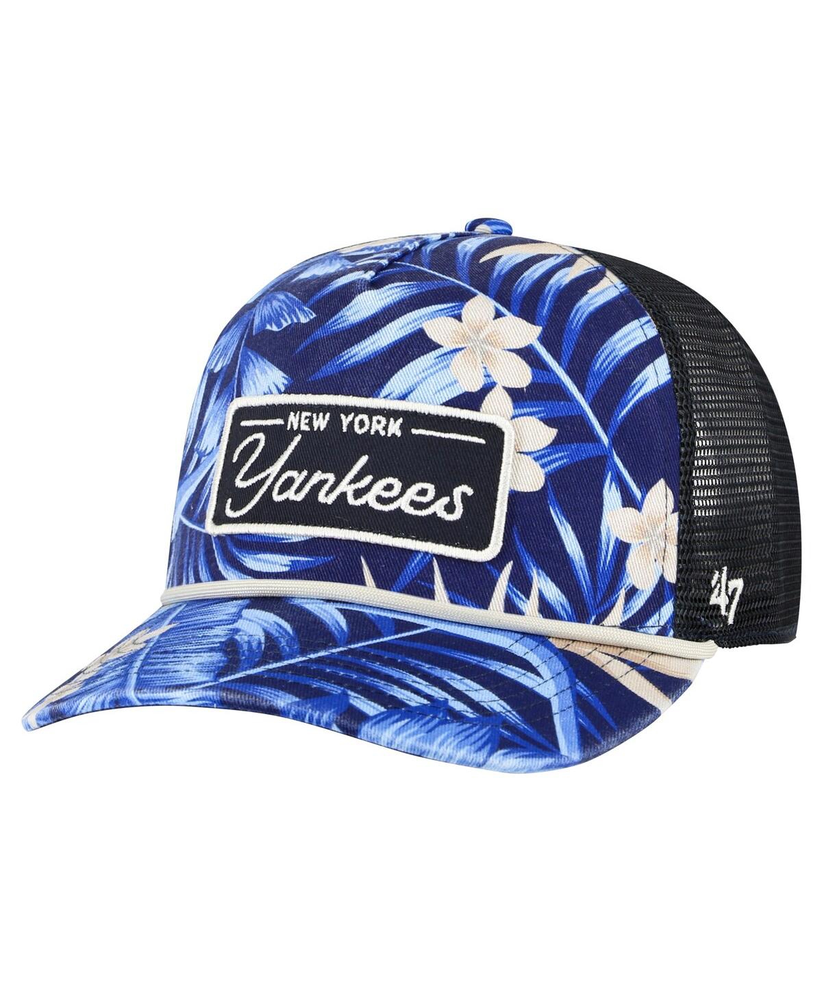 47 Brand Men's ' Navy New York Yankees Tropicalia Trucker Hitch Adjustable Hat In Navy