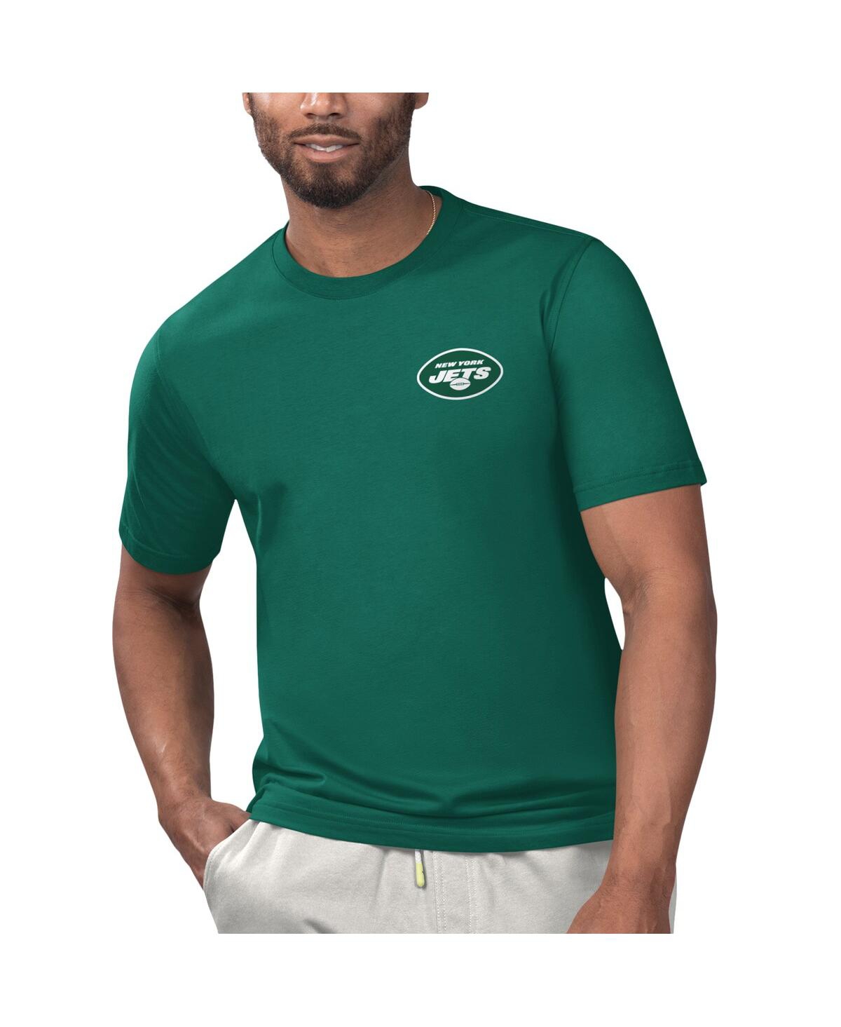 Shop Margaritaville Men's  Green New York Jets Licensed To Chill T-shirt