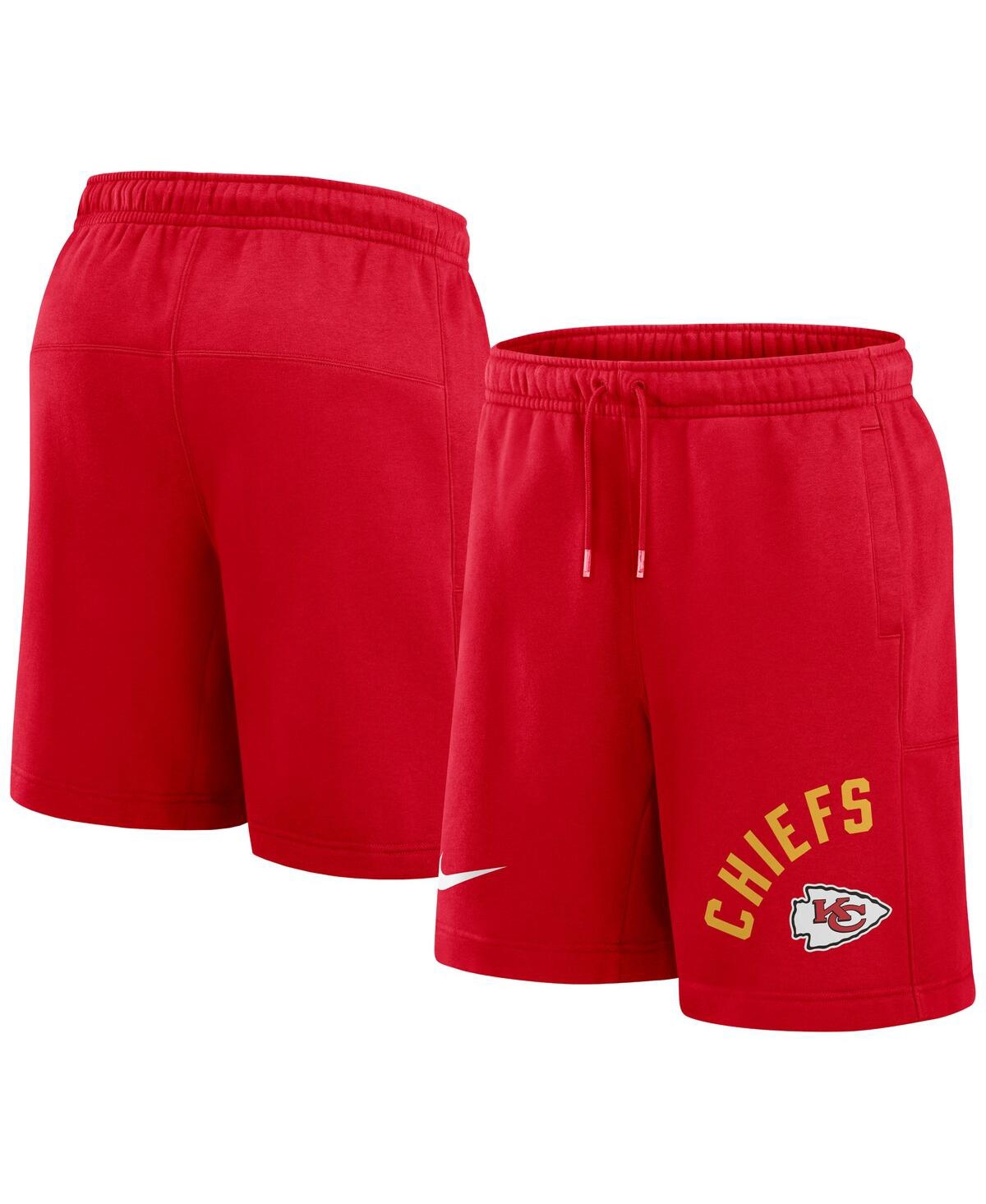 Shop Nike Men's  Red Kansas City Chiefs Arched Kicker Shorts