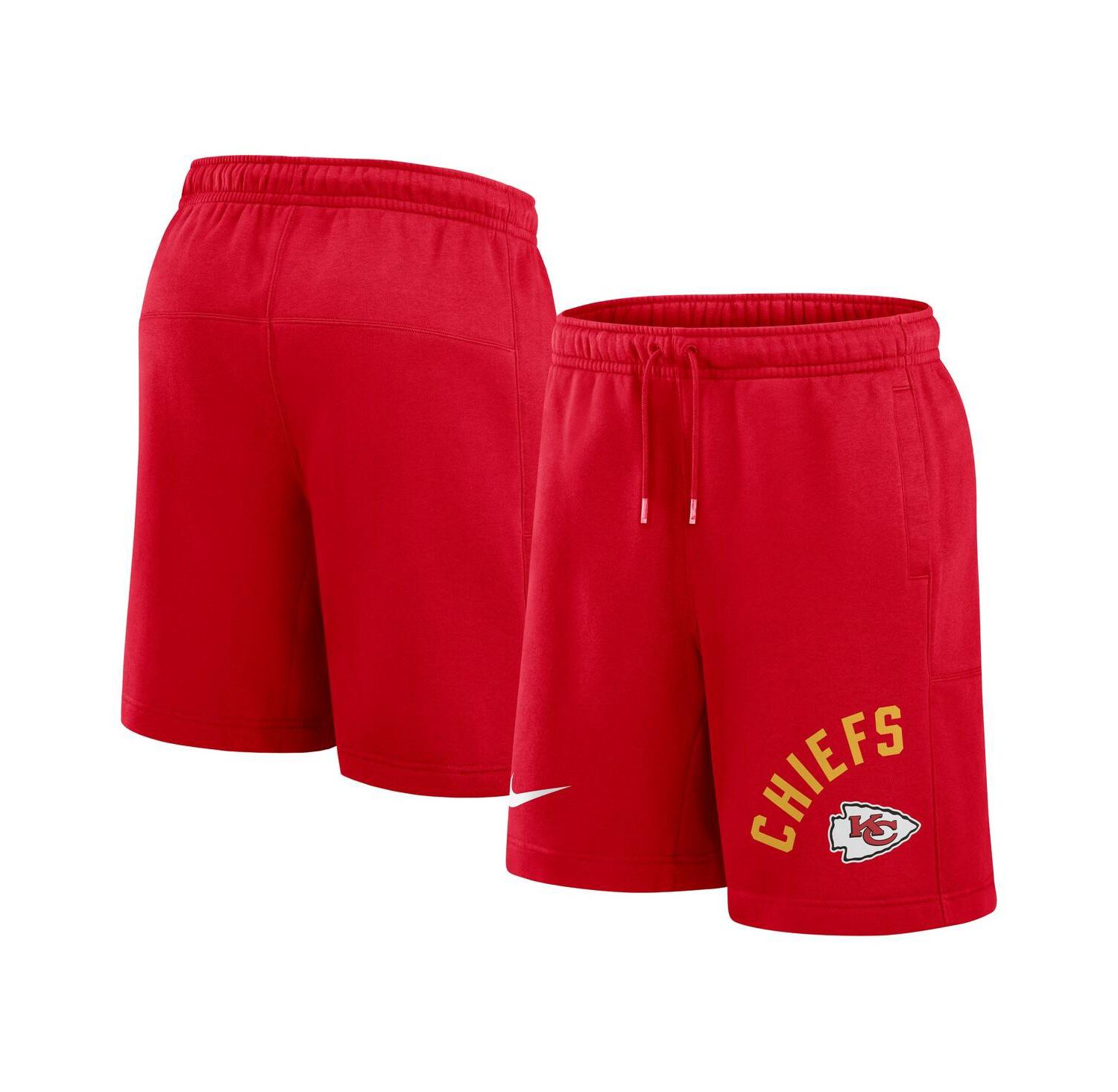 Men's Red Kansas City Chiefs Arched Kicker Shorts
