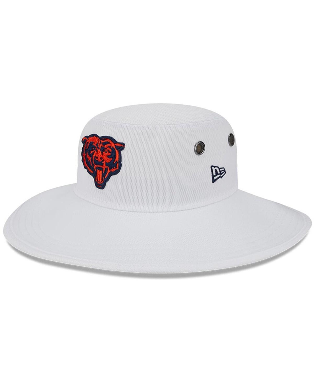 Shop New Era Men's  White Chicago Bears 2023 Nfl Training Camp Alternate Logo Panama Bucket Hat