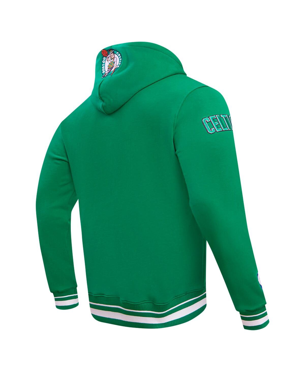 Shop Pro Standard Men's  Kelly Green Boston Celtics Script Tail Pullover Hoodie