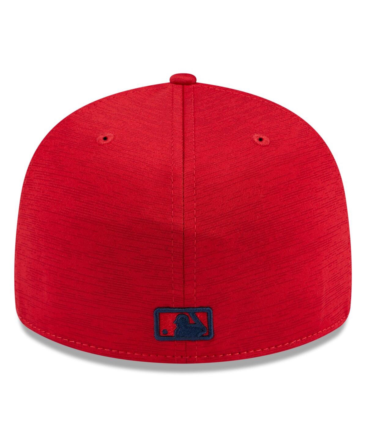 Shop New Era Men's  Red Washington Nationals 2024 Clubhouse Low Profile 59fifty Fitted Hat