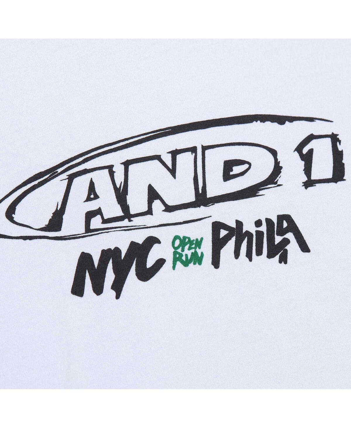 Mitchell & Ness Men's  White And1 Mixtape Tour T-shirt In White