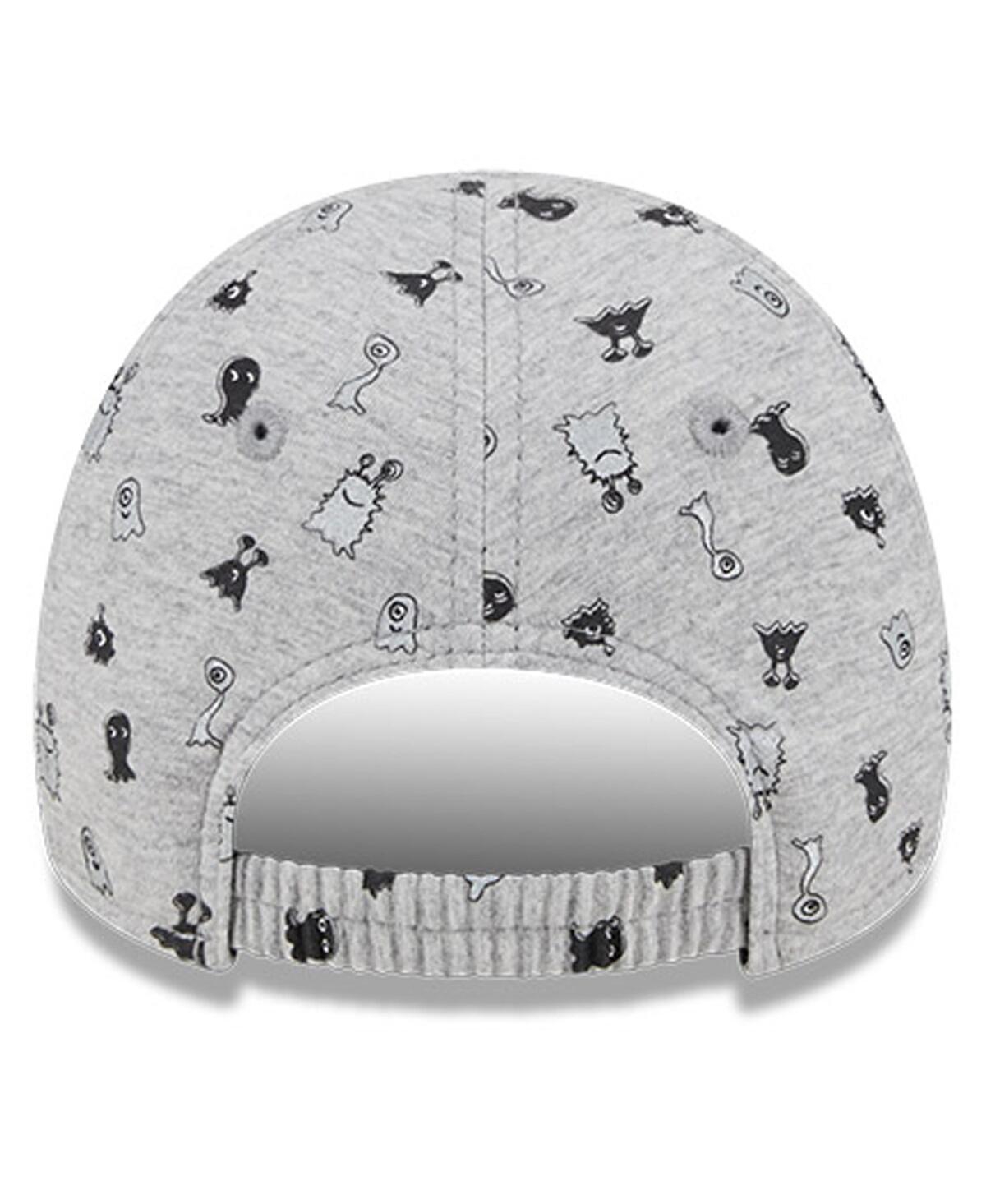 Shop New Era Toddler Boys And Girls  Heather Gray Las Vegas Raiders Critter 9forty Flex Hat