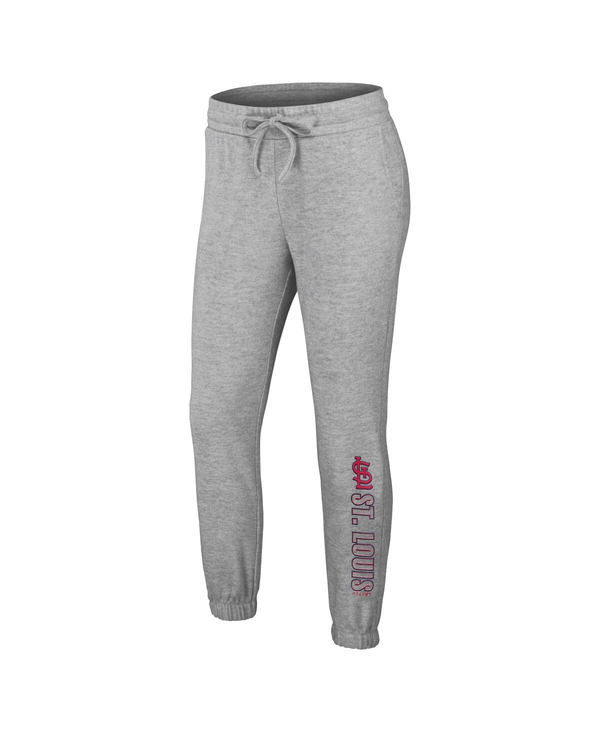 Women's Wear by Erin AndrewsSt. Louis Cardinals Knitted Lounge Set - Gray