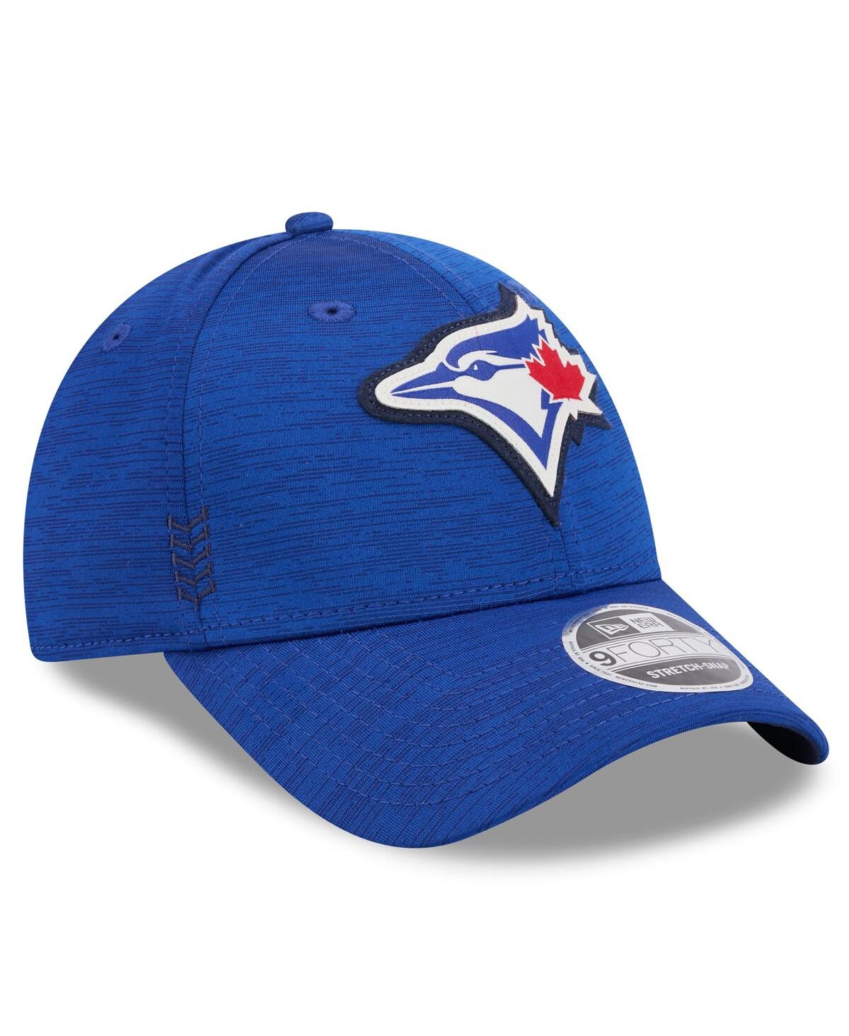 Shop New Era Men's  Royal Toronto Blue Jays 2024 Clubhouse 9forty Adjustable Hat