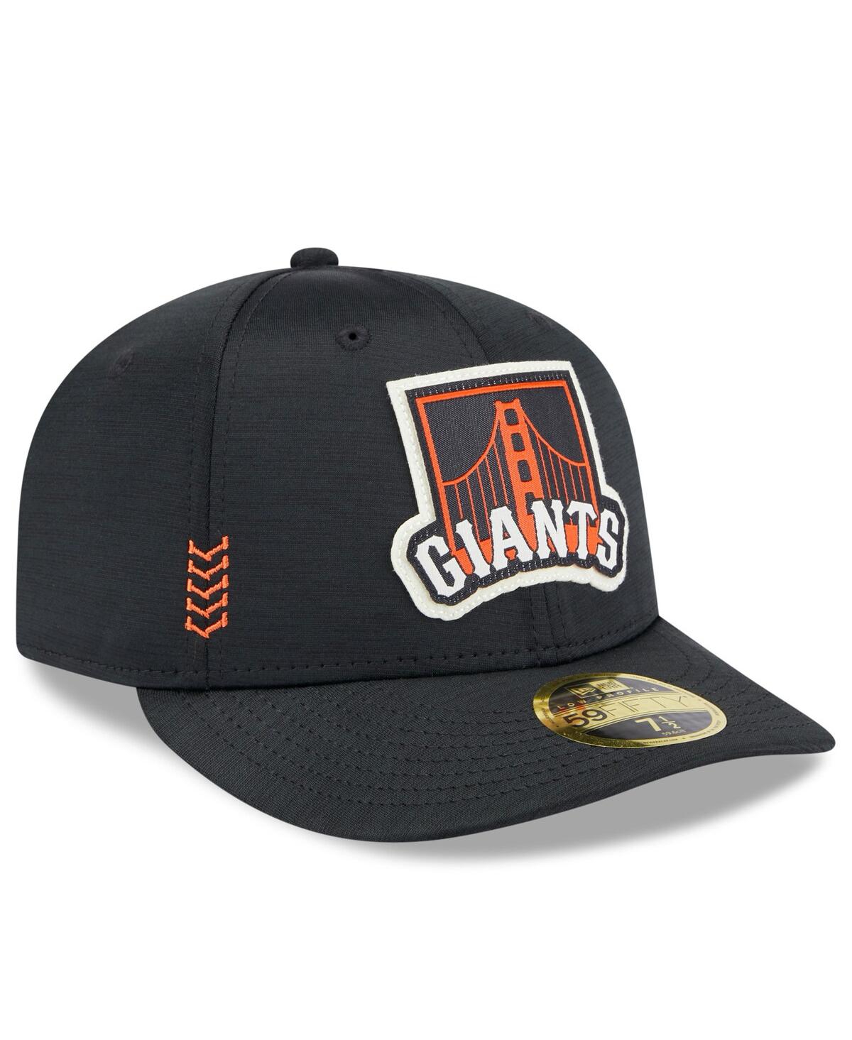 New Era Black San Francisco Giants 2024 Clubhouse Low Profile 59fifty Fitted Hat In Black