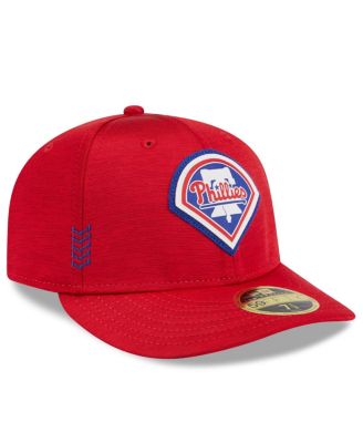 Men's Red Philadelphia Phillies 2024 Clubhouse Low Profile 59FIFTY Fitted Hat