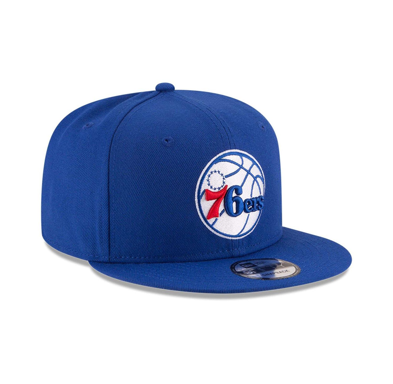 Men's Royal Philadelphia 76ers Official Team Color 9FIFTY Snapback Hat
