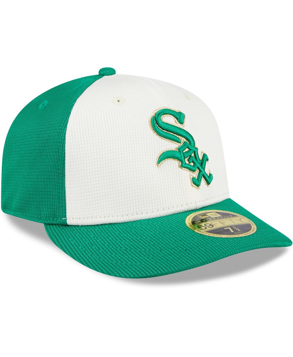 Men's New Era Green Chicago White Sox 2024 St. Patrick's Day Low Profile 59FIFTY Fitted Hat - Green
