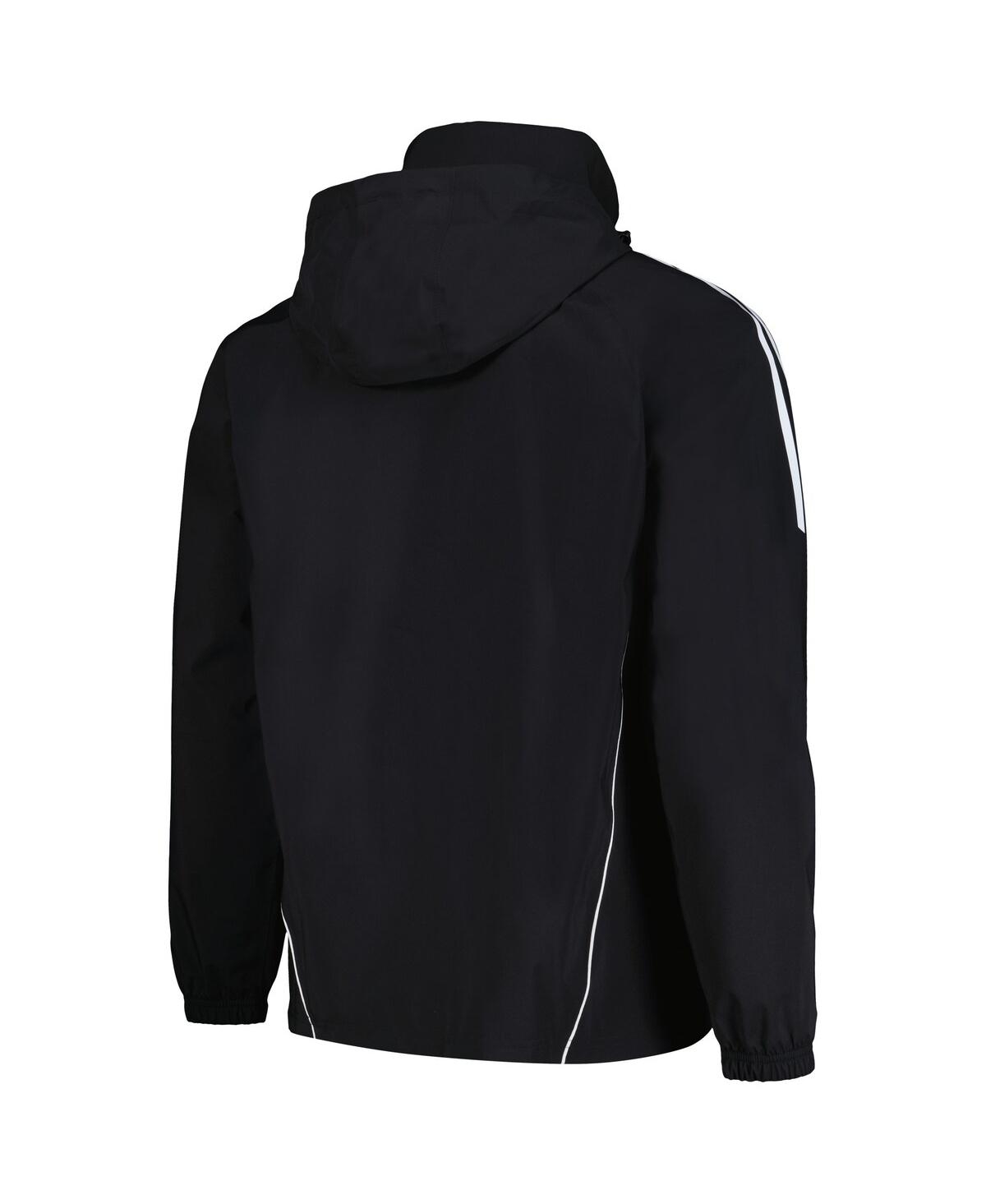 Shop Adidas Originals Men's Adidas Black Seattle Sounders Fc Tiro 24 Full-zip Hoodie Rain Jacket