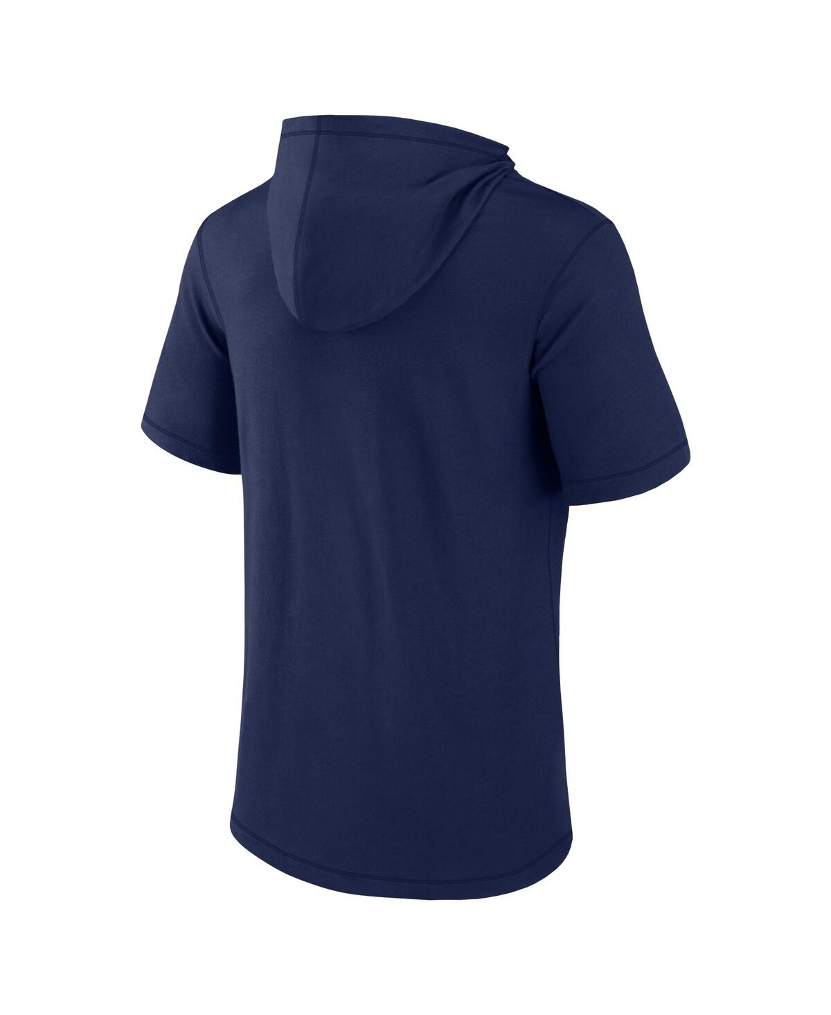 Fanatics Branded Navy Boston Red Sox Short Sleeve Hoodie T-shirt In Navy