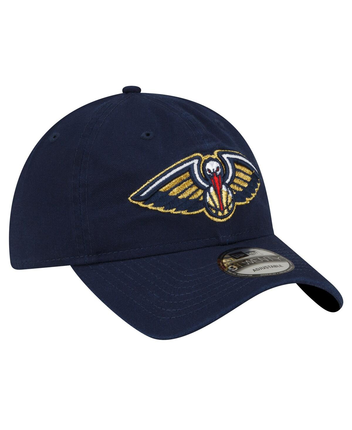 New Era Navy New Orleans Pelicans Team 2.0 9twenty Adjustable Hat In Navy