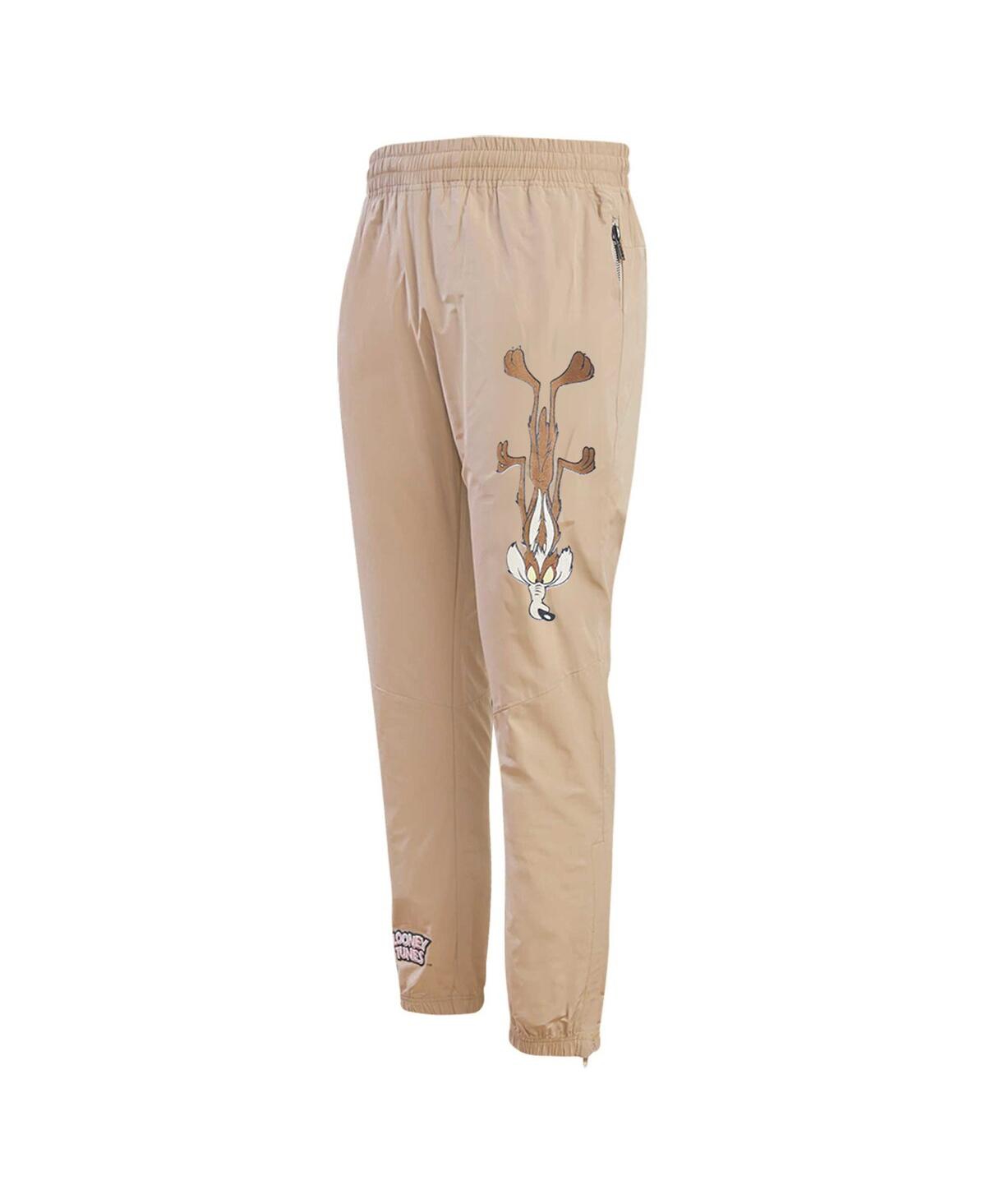 Shop Freeze Max Men's  Khaki Looney Tunes Wile E. Coyote Upside Down Joggers