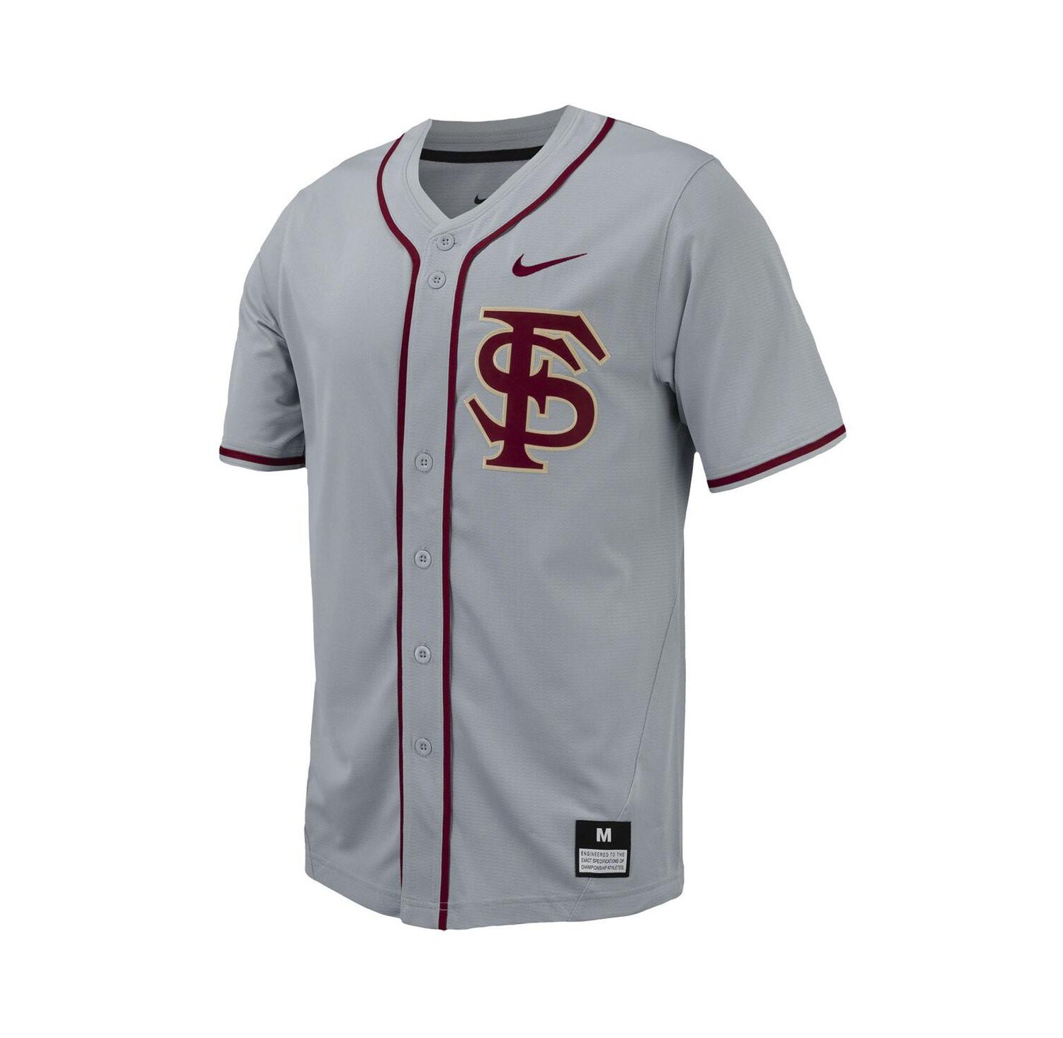 Men's Florida State Seminoles Replica Full-Button Baseball Jersey