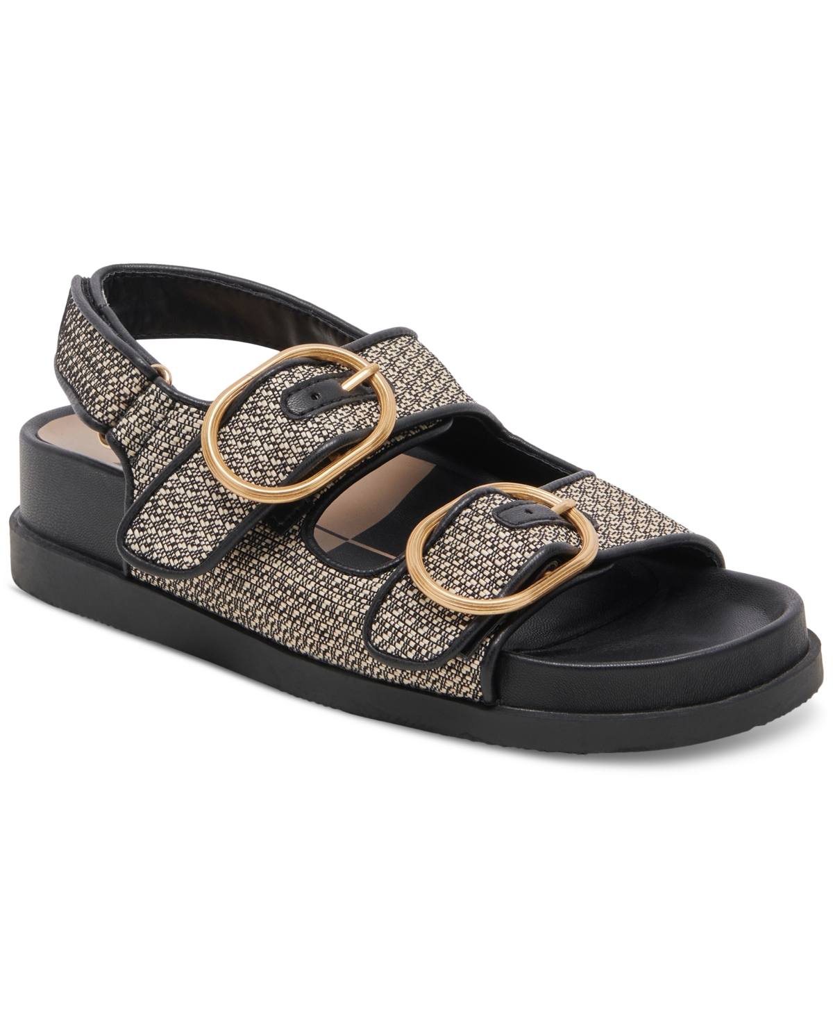 Shop Dolce Vita Women's Starla Sporty Footbed Sandals In Black Multi